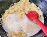 A picture of step 4 of Semolina Modak.