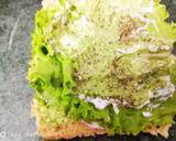 Bread lettuce roll with cream and pumpkin seeds Green chutney recipe step 8 photo