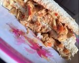A picture of step 7 of Chicken and veggies sandwich.