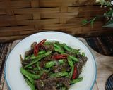 Gambar langkah 4 resipi 2:9:25 - DAGING MASAK LADA HITAM BERSAMA KACANG BUNCIS.