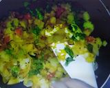 A picture of step 3 of Rice and moong daal dosa.