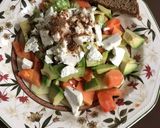 Foto del paso 4 de la receta: Ensalada de papaya queso de cabra y vaca