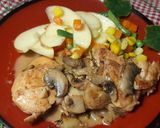 Foto langkah ke 6 dari resep Grilled Chicken with Apple Salad.