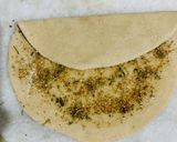 A picture of step 3 of Masala paratha.