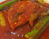 Gambar langkah 5 resipi Asam Pedas Ikan Tenggiri.