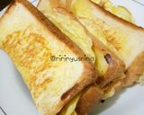 Foto langkah ke 6 dari resep Roti Bakar Telur Sosis.