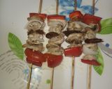 Foto del paso 4 de la receta Brochetas de lomo en salsa de queso