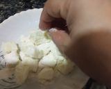 A picture of step 2 of Dry Chilli Paneer.
