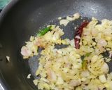 A picture of step 2 of Amaranthus, Veggies and Lentil Dry Curry.