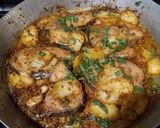 A picture of step 5 of Fish Masala.