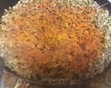 A picture of step 3 of Sprouts Mung sabji.