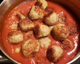 A picture of step 4 of Healthy Meatballs.