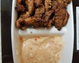 A picture of step 5 of My Chinese 5 Spice & Chilli deepfried chicken. 😉.