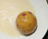 A picture of step 4 of Yam balls.