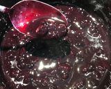 A picture of step 8 of Lemon Pepper Chicken with a Blueberry Orange Wine Sauce.