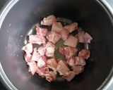 A picture of step 3 of Chicken ‘Gomoku’ Takikomi Gohan (Seasoned Rice).