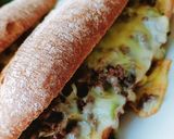 A picture of step 7 of Minced Meat and Cheese Sandwich.