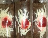 Foto langkah ke 5 dari resep Dadar gulung pisang coklat keju (#pr_adakejunya).