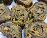 A picture of step 16 of Colocasia Leaves/Patod/Patra/Arbi ke patte.