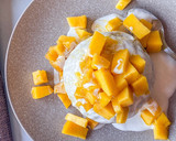 Foto del paso 1 de la receta: Mug cake de coco con mango