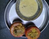 स्वादिष्ट भरवां टमाटर विथ ग्रेवी रेसिपी चरण 3 फोटो