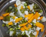 A picture of step 4 of Veg mataka biryani.