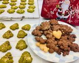 【親子共廚】杏仁抹茶奶油曲奇餅乾🍪的食譜步驟4照片