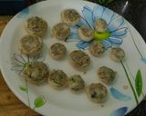A picture of step 8 of Stuffed mushroom snacks #monsoon.