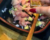 عکس مرحله 2 از دستور خوراک لوبیا با مرغ