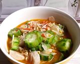 Foto langkah ke 7 dari resep Tumis oyong+kecambah+bakso.