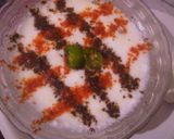 A picture of step 3 of Burani raita or Hyderabad Creamy garlic raita.