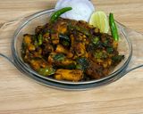 A picture of step 9 of Chicken Spicy Sausage Masala Fry.