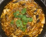 A picture of step 4 of Hot and Sour Soup.