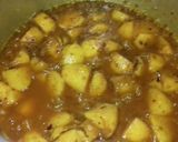 A picture of step 3 of Aloo biryani.