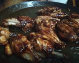 A picture of step 5 of Honey bbq wings.