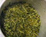 A picture of step 3 of Spider plant vegetables (saga/saget) #themechallenge.