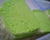 Foto langkah ke 5 dari resep Bolu pandan kukus ekonomis 2 telur.