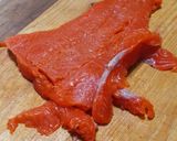 A picture of step 1 of Larb Salmon.