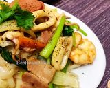 Hình bước làm 4 của món Phở Xào Thập Cẩm