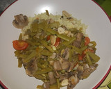 Foto del paso 7 de la receta: Judías con champiñones al ajillo (vegano)