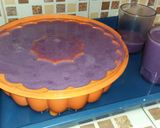 Foto langkah ke 8 dari resep Puding Ubi Ungu.