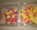 Foto langkah ke 1 dari resep Puding Buah Magic Com.