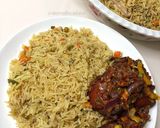 A picture of step 4 of Tuna rice.