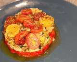 Foto del paso 9 de la receta: Migas de bacalao picantonas con pimiento asado en Air fryer