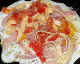 Foto del paso 6 de la receta: Huevos fritos a la pizza