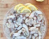 A picture of step 6 of Octopus Carpaccio.