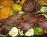 Foto del paso 2 de la receta: Carne al horno con zapallos