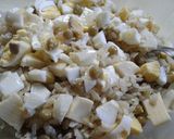 Foto del paso 2 de la receta: Ensalada de arroz integral y palmitos