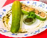 थाई पुलाव सलाद इन कुकुंबर बोट(Thai pulao salad in cucumber boat रेसिपी चरण 4 फोटो