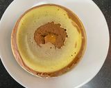 A picture of step 6 of Milo Marble Cake.